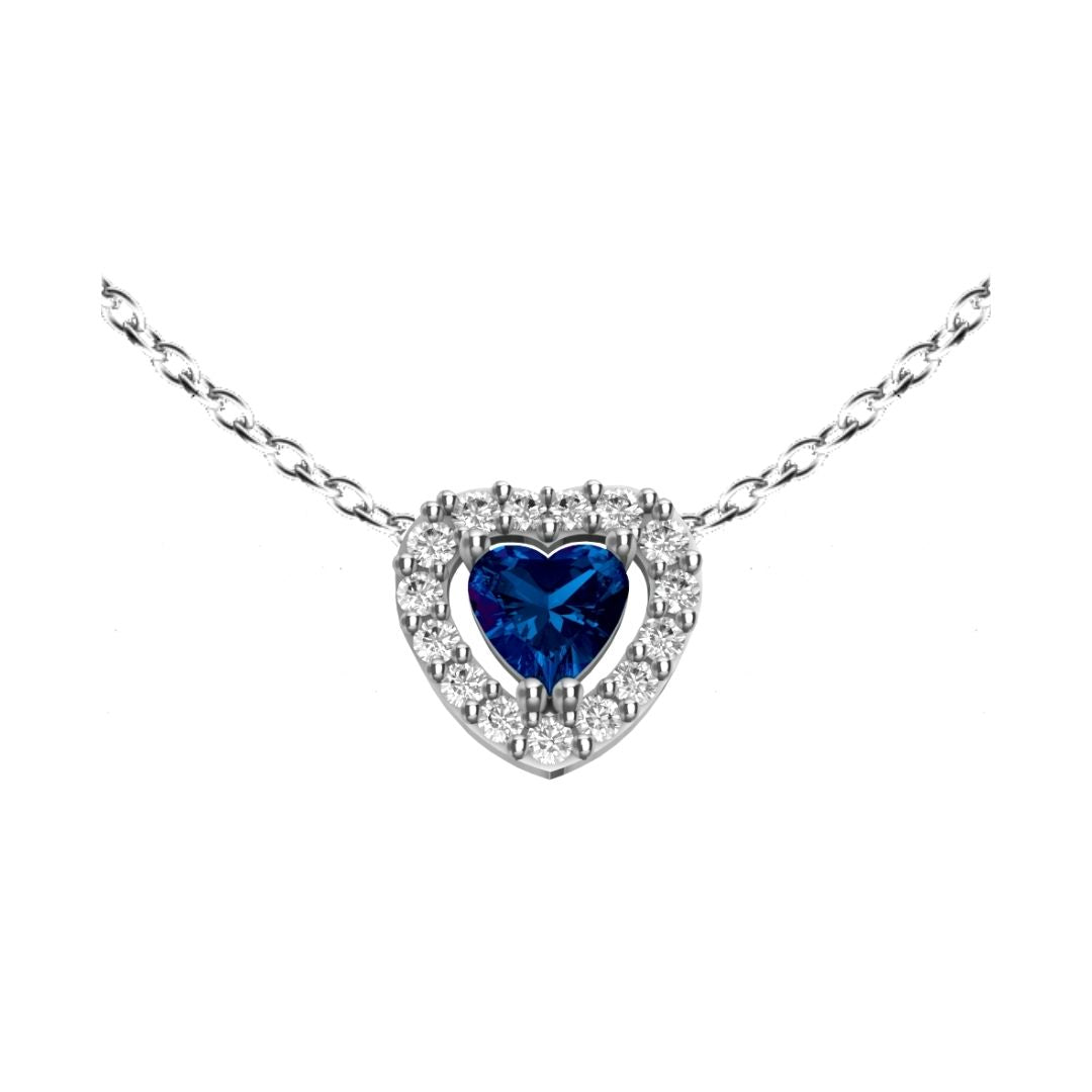 Girocollo Emotion con Tanzanite in Oro Bianco