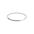 Bracciale Rigido Half Eternity in Oro Bianco