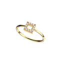 Anello Square in Oro Giallo