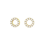 Orecchini Circle in Oro Giallo