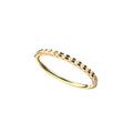 Anello Half Eternity in Oro Giallo