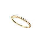 Anello Half Eternity in Oro Giallo
