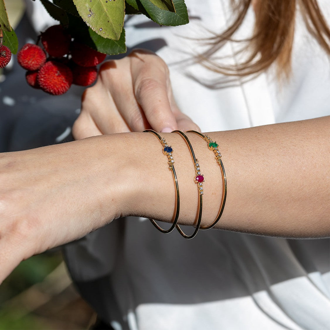 Bracciale Colors con Rubino